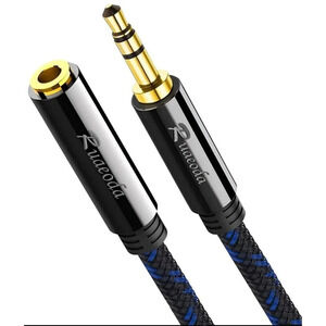 Ruaeoda Headphone Extension Cable 20 ft, 3.5 AUX Extension Cable Male to Female